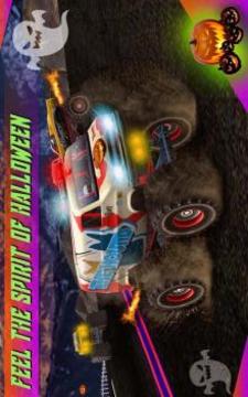 Monster Truck Racing Halloween Town游戏截图1