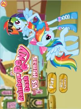 Rainbow Dash Pony Vs Human游戏截图3