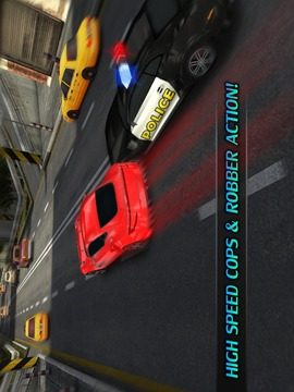 Police City Chase Racing 3D游戏截图4