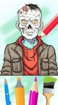 Zombie World - Pixie Coloring Book游戏截图5