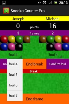 Snooker Counter游戏截图3