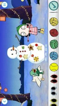 Sarah & Duck: Build a Snowman游戏截图3