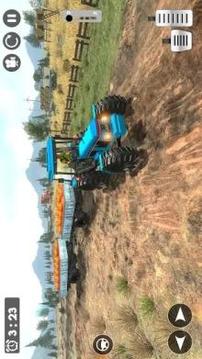 Offroad Muddy Farming Tractor Trolley Driving游戏截图2