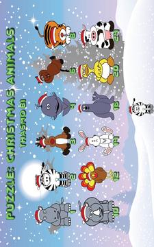 Puzzle: Christmas animals HD游戏截图1