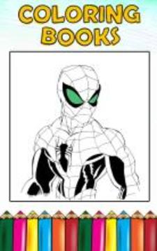 How To Color Spider-Man (Spider Games)游戏截图5