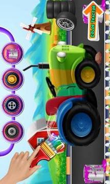 Multi Farm Tractor Wash Game: Repair & Design Game游戏截图4