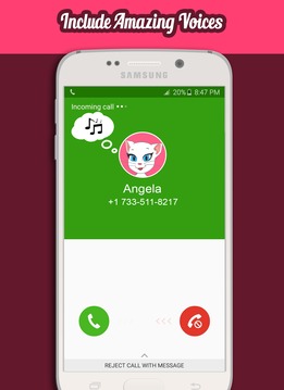 Call From Talking Angela游戏截图4