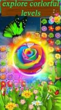 Flower Crush Match 3 : Flower Mania Game游戏截图3