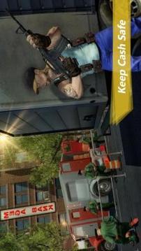 Bank Security Van Sniper - Cash Car Action Games游戏截图2