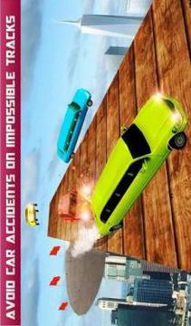 Skydiving Limousine Car Stunt Racing Car Driving游戏截图5