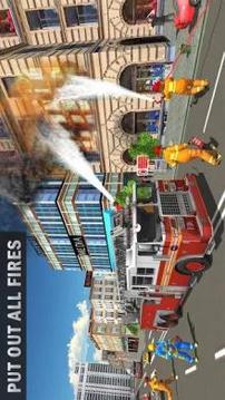 Firefighter Truck Simulator: Rescue Games游戏截图3