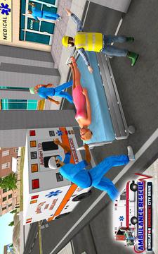 Ambulance Rescue Simulator – Emergency City Drive游戏截图2