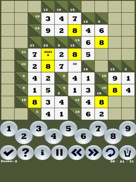 Kakuro Premium(Sudoku puzzles)游戏截图1