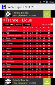 France Ligue 1 2014-2015游戏截图4