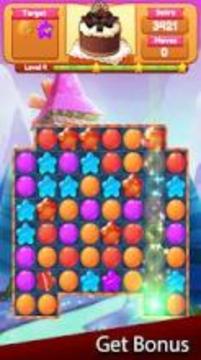 Sweet Candy Blast Fruit - Puzzle 3D Game游戏截图1