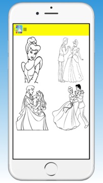 Cinderella Princess Coloring Books游戏截图3