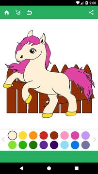 Horse Coloring Pages游戏截图4