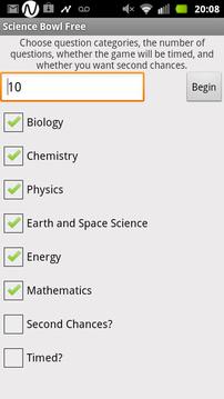 Science Bowl Quiz Free游戏截图2