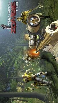 Jnugle Survival Zombie Attack Shooting游戏截图3