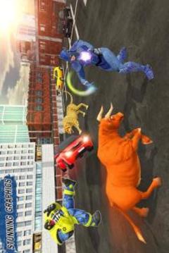 Superheroes Pets: City Crime Battle游戏截图4