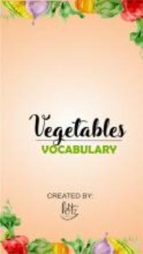 Vegetables Vocabulary游戏截图1