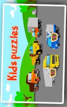 Kids Puzzles – Trucks游戏截图5