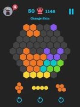 Hexagon Fit - Block Hexa Puzzle & Merge Brick游戏截图1