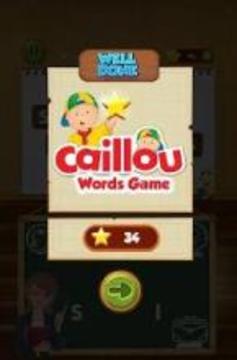Caillou Word Connect - Word Search Game For Kids游戏截图1