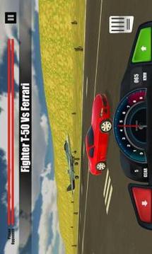 Fighter Jet Vs Sports Car游戏截图2