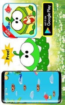 Om Nom Adventure jump 2018游戏截图3