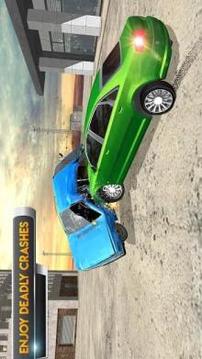 Speed Car VS Car Crusher: Beam Damage Engine游戏截图1