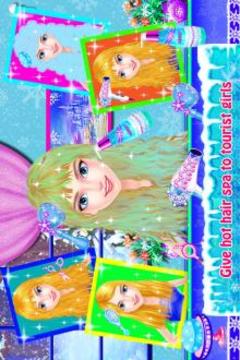 Winter Dressup And Hairdo - Snowman Salon游戏截图2