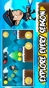 Shooter Mr Bean The Policeman Adventures Game游戏截图2