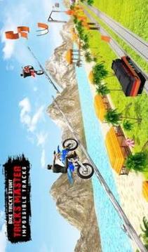 Bike Tricky stunt Tricks Master Impossible Tracks游戏截图3