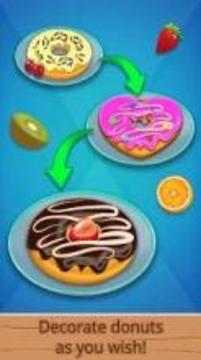 Cooking Donuts - Unicorn Dessert Games游戏截图4