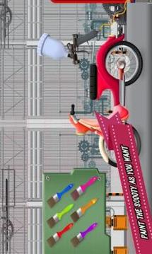 Scooter Motobike Maker Factory: Repair Game游戏截图5