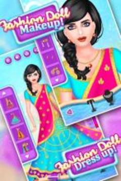 Indian Wedding Fashion Doll游戏截图2