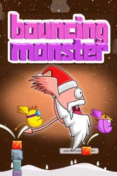 Bouncing Monster Christmas Fun游戏截图1