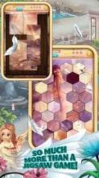 Hidden Scenes Angel Adventure: Picture Tile Swap游戏截图5