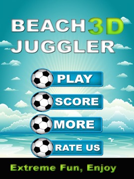 Beach Juggler 3D Super KickUps游戏截图2