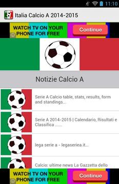 Italia Calcio A 2014-2015游戏截图5