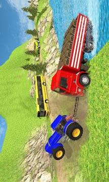 Tractor Towing Car Simulator Games游戏截图2