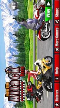 Heavy Bike Attack Race :Crazy Moto Stunt Rider游戏截图5