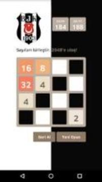 Beşiktaş 2048 Oyunu游戏截图3