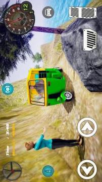 Hill Climb Tuk Tuk Taxi Driver游戏截图3