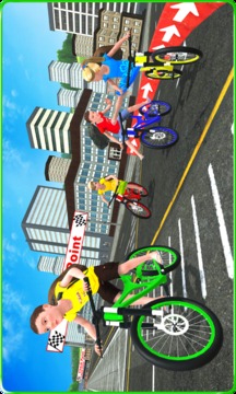 Kids School Time Bicycle Race游戏截图2