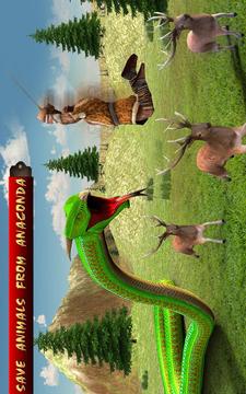 蟒蛇模拟器2018年 - 动物狩猎游戏游戏截图5