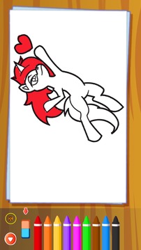 Coloring My Pony - MLP Coloring book游戏截图2