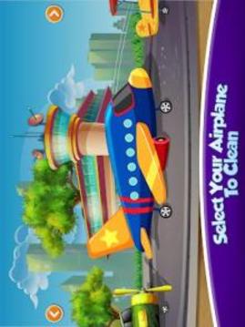 Plane Wash Salon Workshop Game游戏截图3