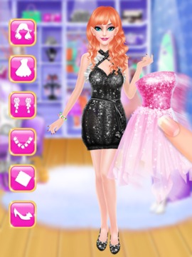 Pink Princess Makeover: Fashion Doll Salon Game游戏截图1